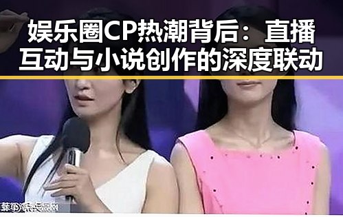 娱乐圈CP热潮背后:直播互动与小说创作的深度联动
